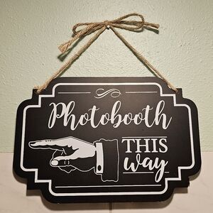 Party Photobooth Sign